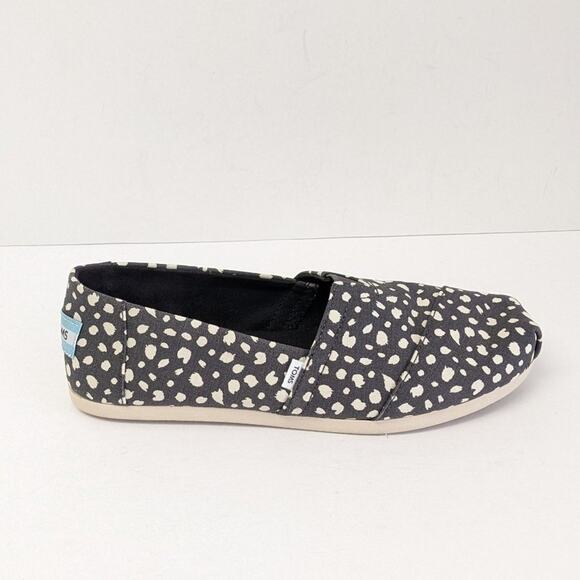 Toms Alpargata Cheetah Slip-On Shoes, Grey, Women's 6.5 M - Picture 2 of 7